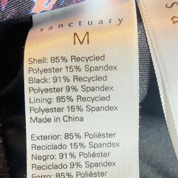 NWT SANCTUARY Animal Print Women's Bikini Top, size Medium - Picture 6 of 8